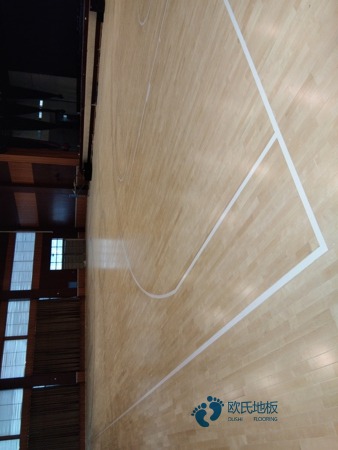 學(xué)校運(yùn)動型木地板施工團(tuán)隊1